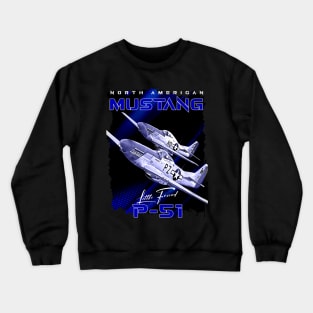 Mustang P51 Fighter Aircraft Crewneck Sweatshirt